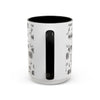 Philly Black Toile 11oz ceramic mug