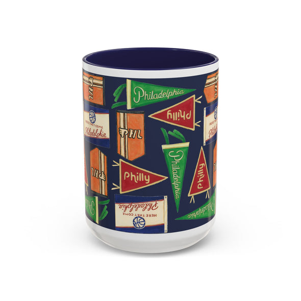 Philly Sport Flags Fan 11oz ceramic mug