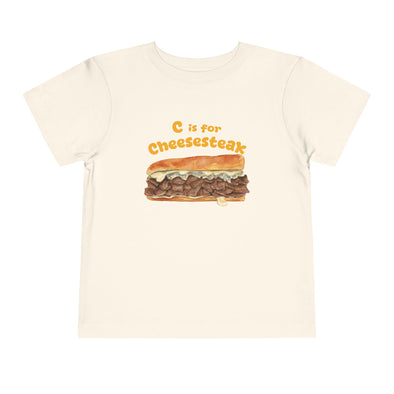 Toddler C if for Cheesesteak Short Sleeve Tee