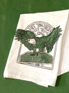 Hit 'em High Eagle Philly Football Flour Sack Towel