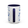 Philly Blue Toile 11oz ceramic mug