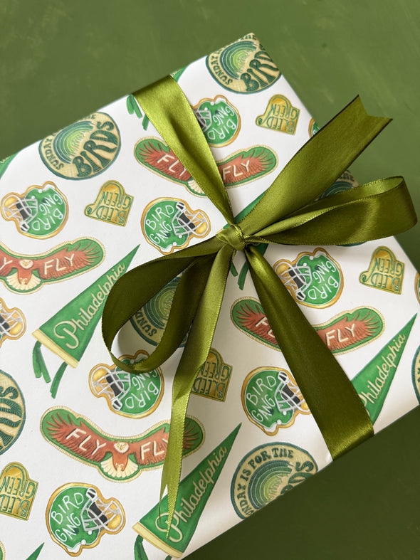 Philly Football  Fan Wrapping Paper Sheets