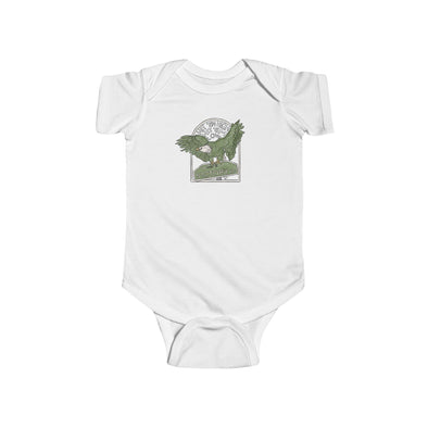 Baby Hit em High Eagle Onesie