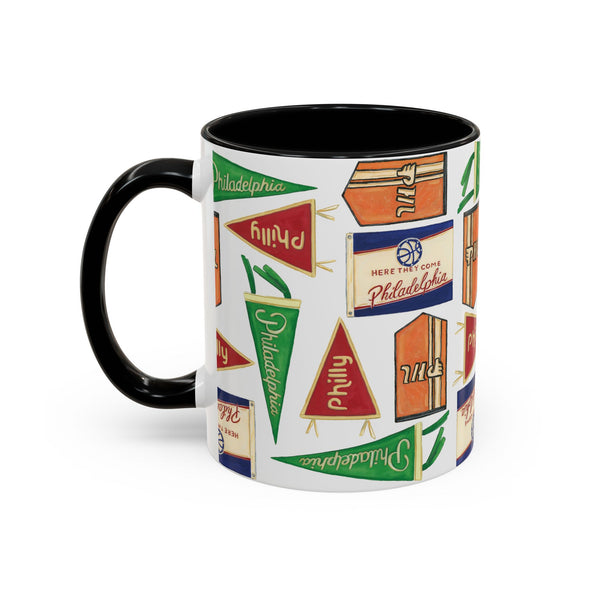 Philly Flags 11oz ceramic mug