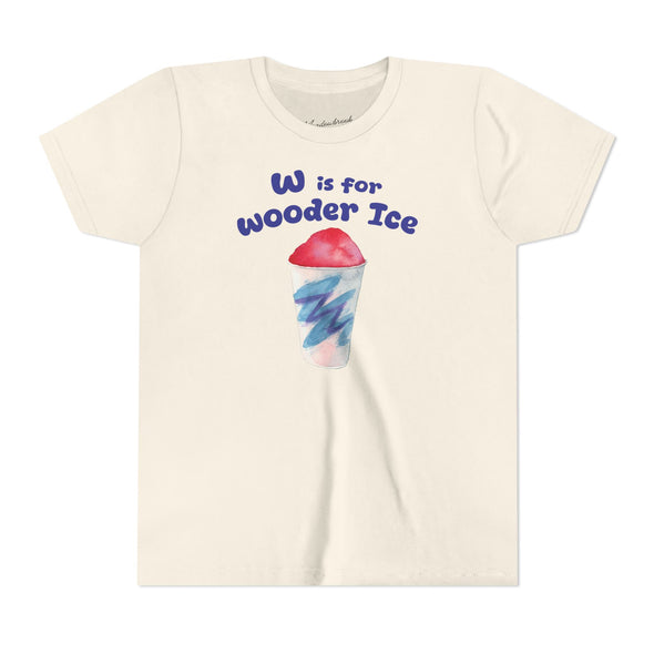 Kids W is for Wooder Ice Short Sleeve Tee