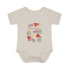 Baby Philadelphia Multi Baseball Fan Baby Rabbit Skins Onesie