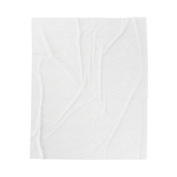 Philly Blue Toile Velveteen Plush Blanket