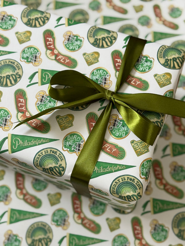 Philly Football  Fan Wrapping Paper Sheets