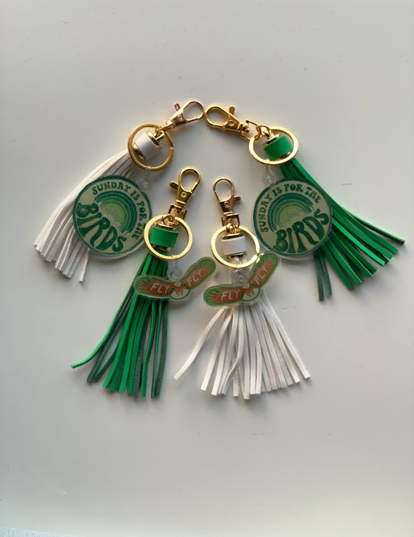 Philly Football Fan Key Chain & Bag Charm!