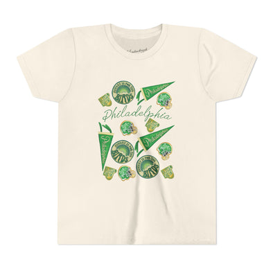 Kids Philly Multi Football Fan Short Sleeve Tee