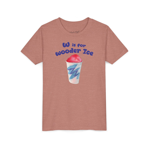 Kids W is for Wooder Ice Short Sleeve Tee