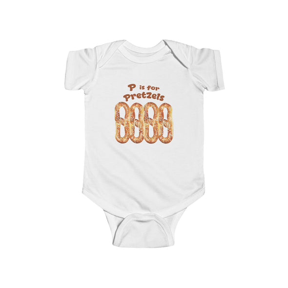 Baby P is for Pretzels Onesie