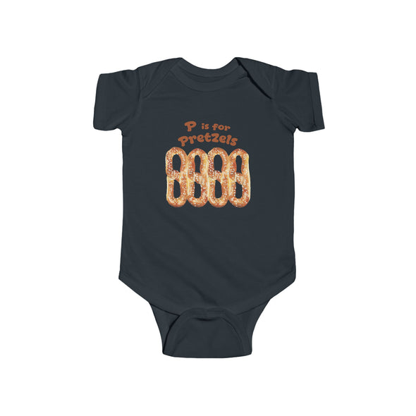 Baby P is for Pretzels Onesie