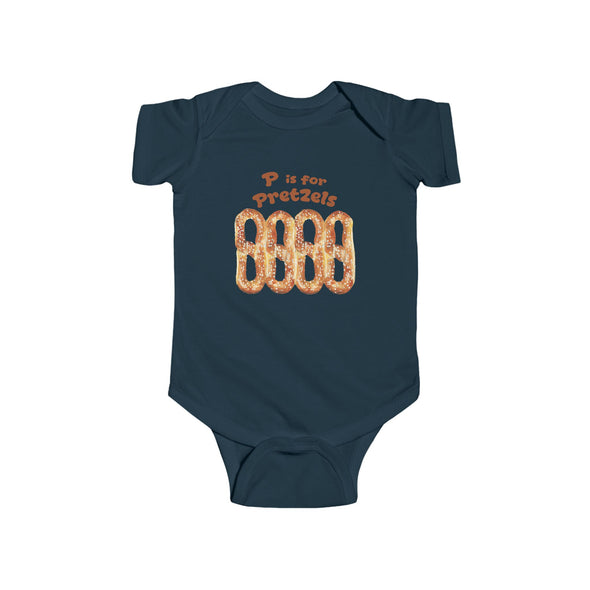 Baby P is for Pretzels Onesie