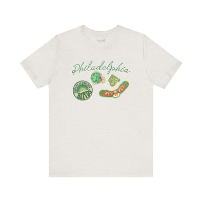 Philadelphia Script Football Fan Unisex Jersey Short Sleeve Tee