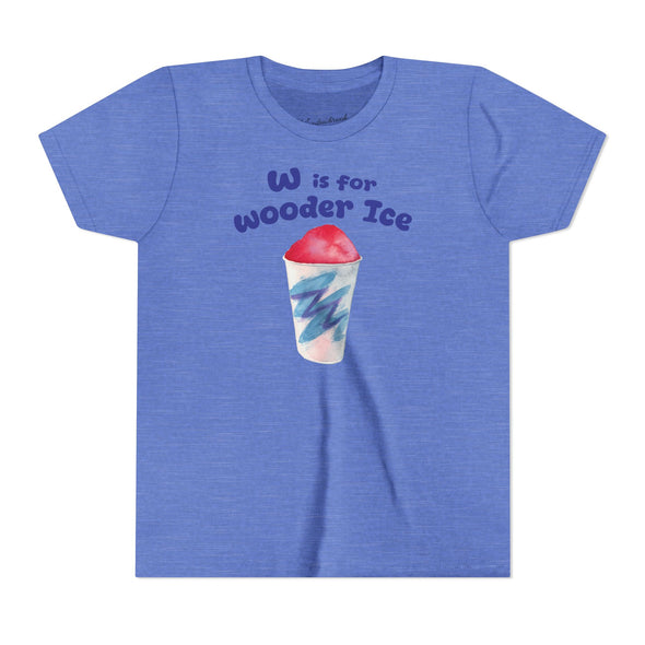 Kids W is for Wooder Ice Short Sleeve Tee