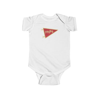 Baby Philadelphia Red Pennant Onesie