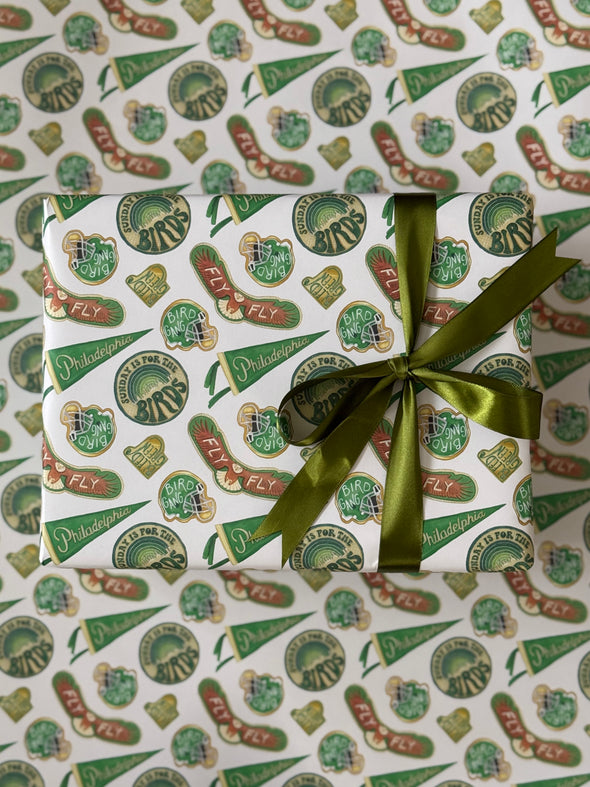 Philly Football  Fan Wrapping Paper Sheets