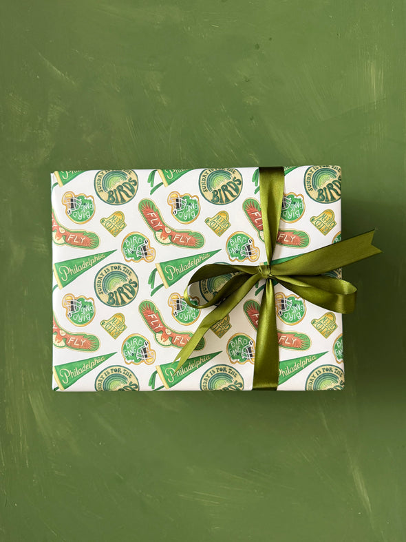 Philly Football  Fan Wrapping Paper Sheets
