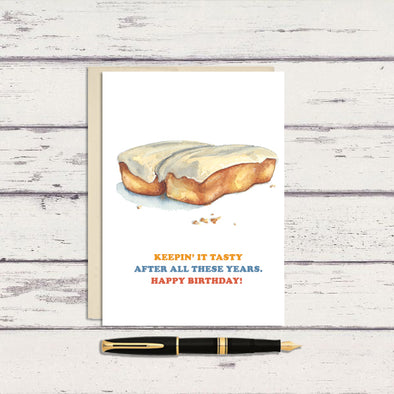 Philly Butterscotch Krimpet Birthday Greeting Card