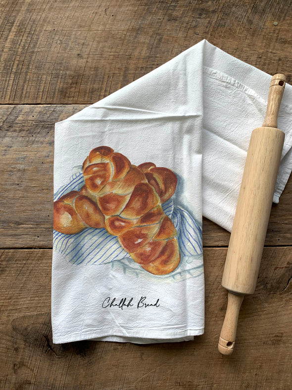 Challah Bread Flour Sack Towel