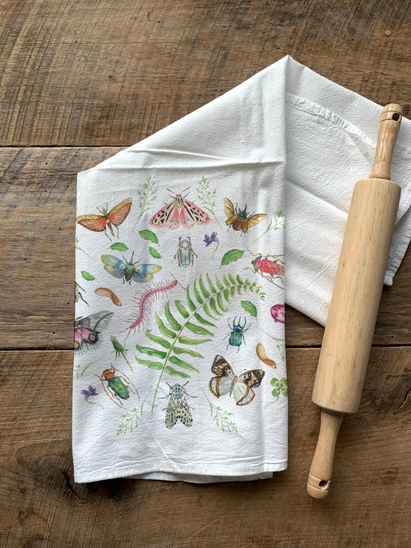 Garden Gatherer Flour Sack Tea Towel