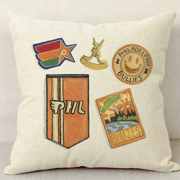 Philly Hockey Fan Inspired Linen Pillowcase