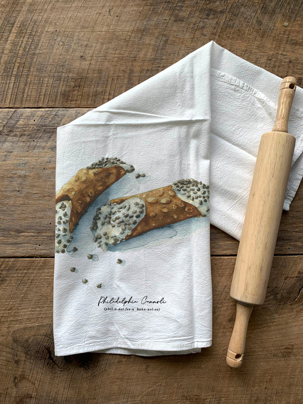Philly Cannoli Flour Sack Towel