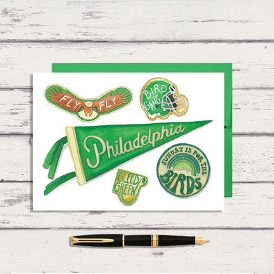 Philly Football Fan Greeting Card