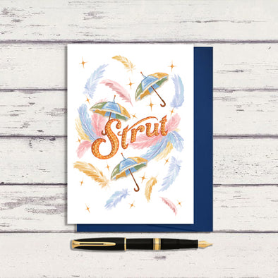 Philly Strut Greeting Card