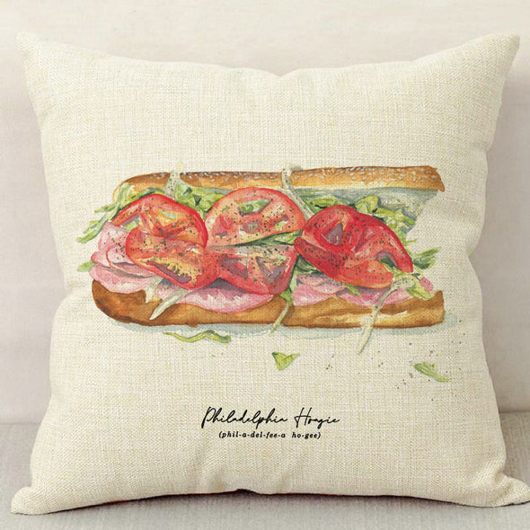 Philly Hoagie Linen Pillowcase