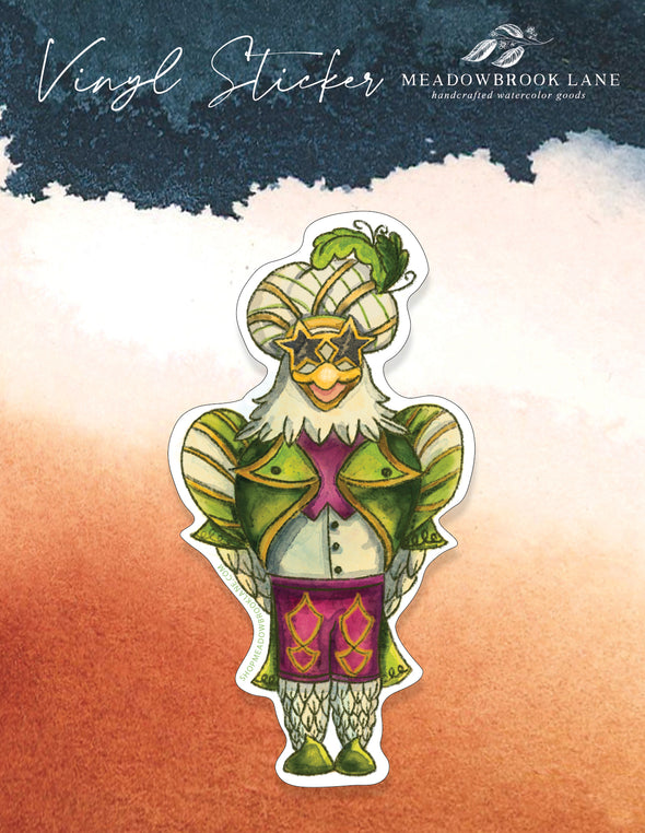 Strut the Parade Eagle Vinyl Sticker