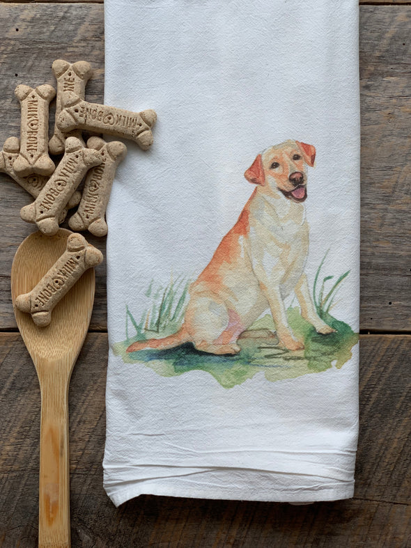Labrador Retriever Dog Flour Sack Towel