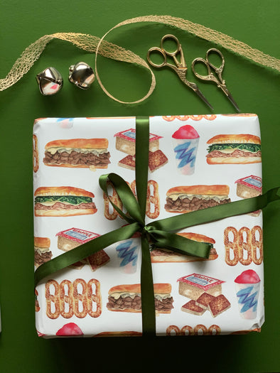 Philly Phood Wrapping Paper Sheets