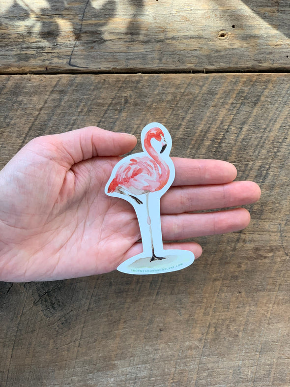 Flamingo Vinyl Sticker
