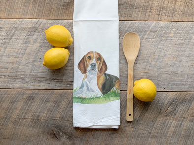Beagle Dog Flour Sack Towel