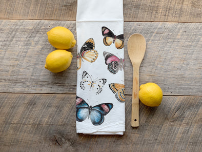 Butterfly Flour Sack Towel