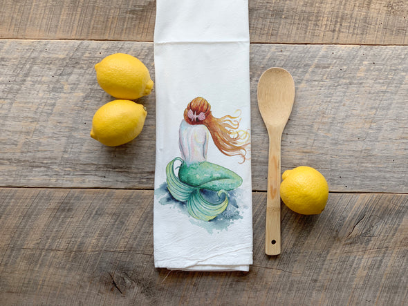 Mermaid Flour Sack Towel