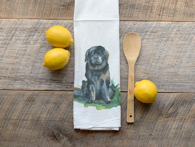 Newfoundland Dog Flour Sack Towel