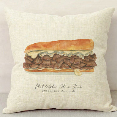 Philly Cheese Steak Pillow