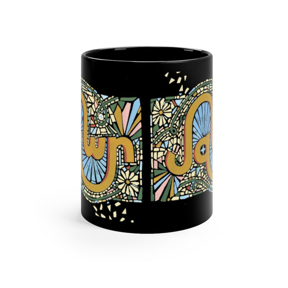 Philly Jawn Mosaic 11oz Black Ceramic Mug