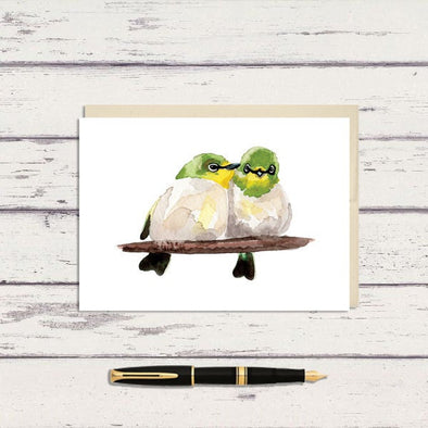 Two Birds Greeting Card