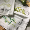 Lemon Thyme Flour Sack Tea Towel