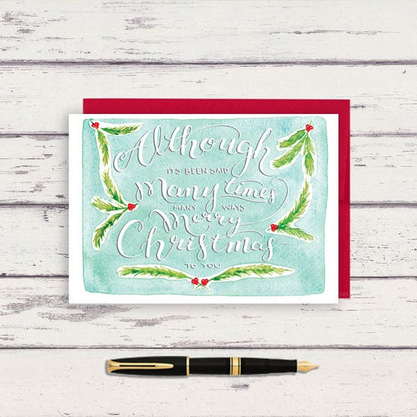 Merry Christmas to You Greeting Card