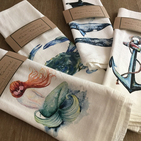 Mermaid Flour Sack Towel