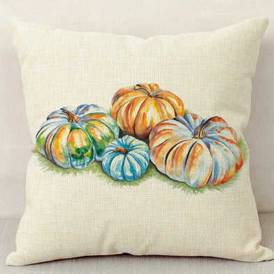 Pile of Pumpkins Linen Pillowcase