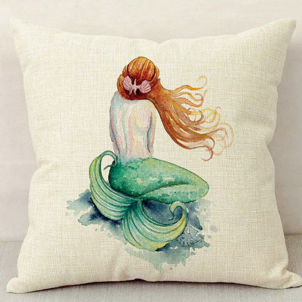 Mermaid Pillow Linen Pillowcase