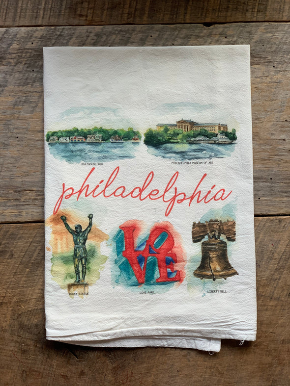 Philly Places Flour Sack Towel