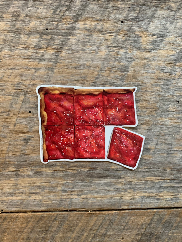 Philly Tomato Pie Vinyl Sticker
