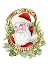 Merry Little Christmas Watercolor Art Print